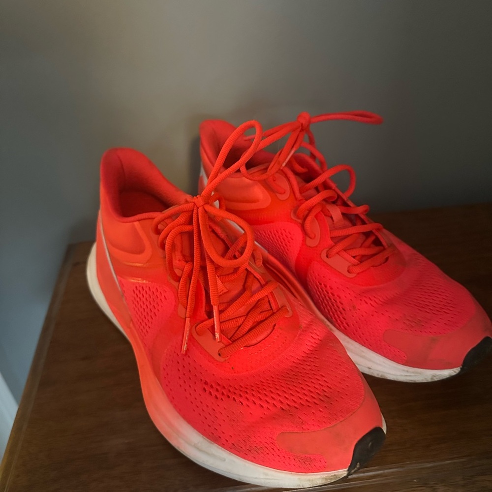 Vibrant Red Athletic Sneakers